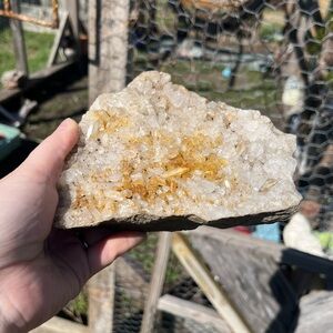 Natural Citrine Crystal Cluster